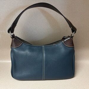 Vintage Dooney & Bourke Navy Shoulder Bag